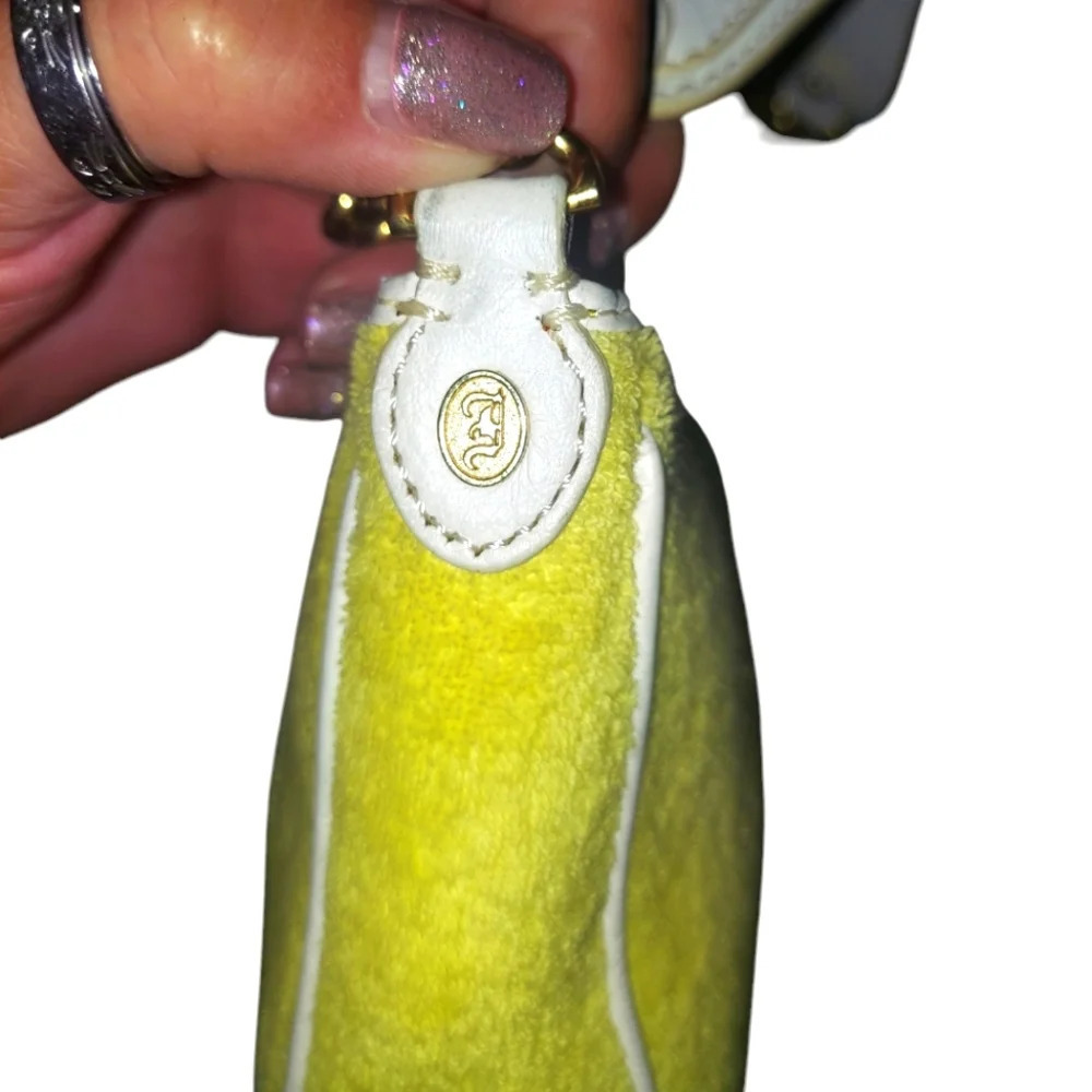 Juicy Couture Yellow Terry Mini Bag Baguette - Picture 9 of 13